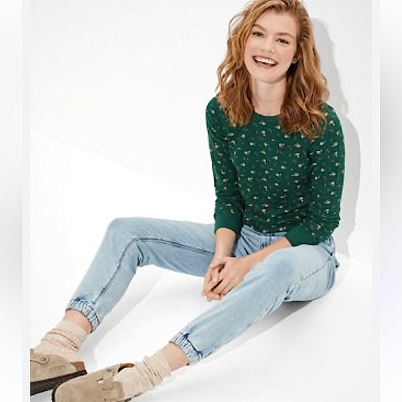 American Eagle Outfitters Tops - AE Waffle Layering Tee